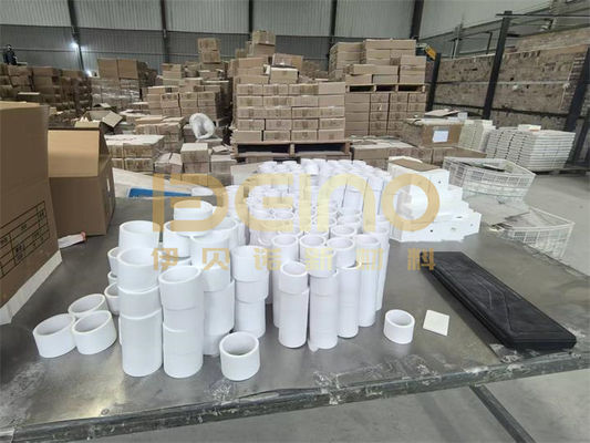 Ceramic sheets, Alumina Ceramic Sleeves, and welding ceramics are used in cement, steel, thermal power, mining, chemicals, and lithium batteries.