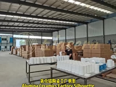 لوله سرامیکی آلومینیوم مقاوم به پوشیدن حلقه سرامیکی سفید مقاوم به پوشیدن آستین سرامیکی آلومینیوم